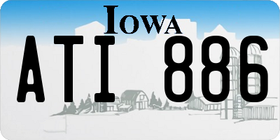 IA license plate ATI886