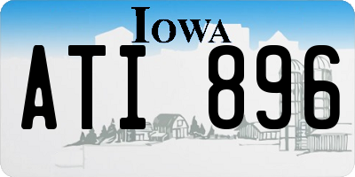 IA license plate ATI896