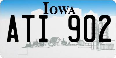 IA license plate ATI902
