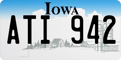 IA license plate ATI942