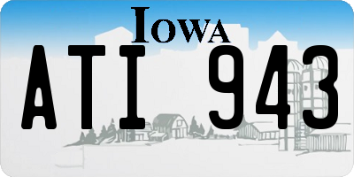 IA license plate ATI943