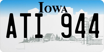 IA license plate ATI944