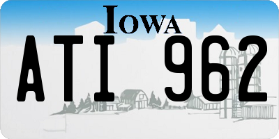 IA license plate ATI962