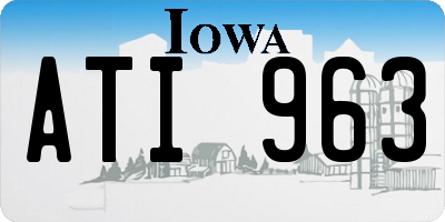 IA license plate ATI963