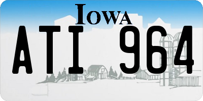 IA license plate ATI964