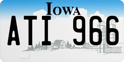 IA license plate ATI966