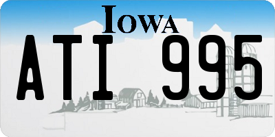 IA license plate ATI995