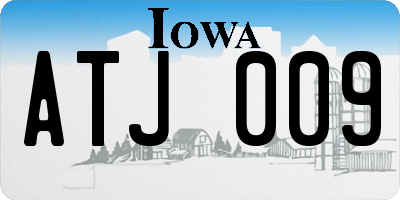 IA license plate ATJ009