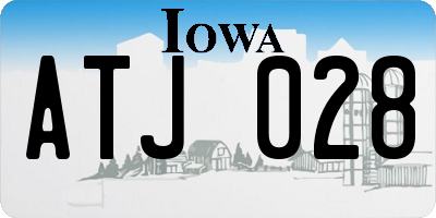IA license plate ATJ028