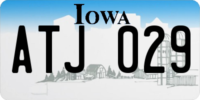 IA license plate ATJ029