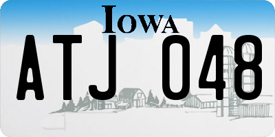 IA license plate ATJ048