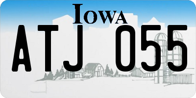 IA license plate ATJ055