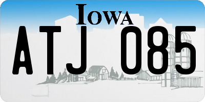 IA license plate ATJ085