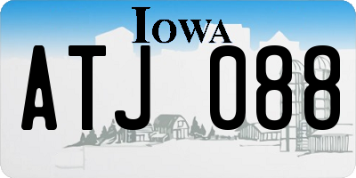 IA license plate ATJ088