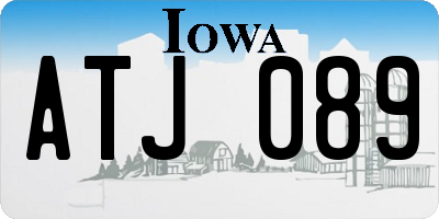 IA license plate ATJ089