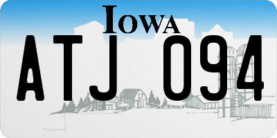 IA license plate ATJ094