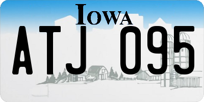 IA license plate ATJ095
