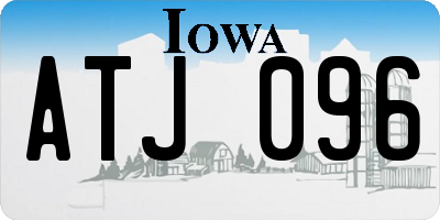 IA license plate ATJ096