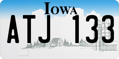 IA license plate ATJ133