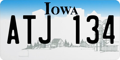 IA license plate ATJ134