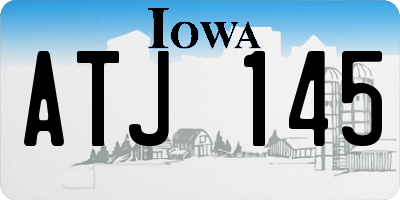 IA license plate ATJ145