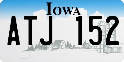 IA license plate ATJ152