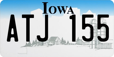 IA license plate ATJ155