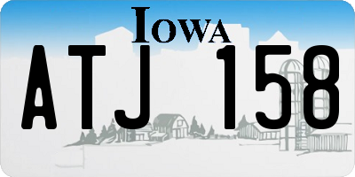 IA license plate ATJ158