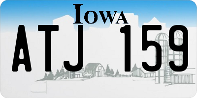 IA license plate ATJ159