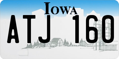 IA license plate ATJ160