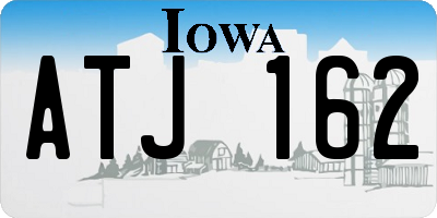 IA license plate ATJ162