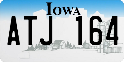 IA license plate ATJ164