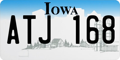 IA license plate ATJ168
