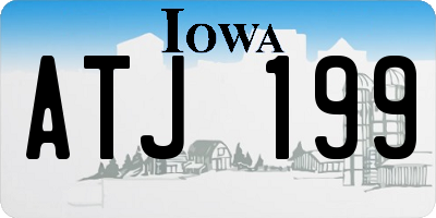 IA license plate ATJ199