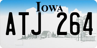 IA license plate ATJ264