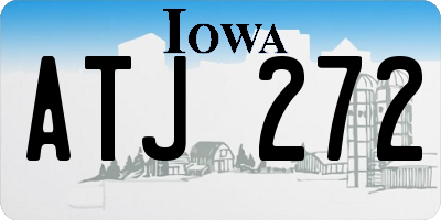 IA license plate ATJ272
