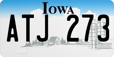 IA license plate ATJ273