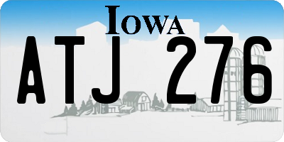 IA license plate ATJ276