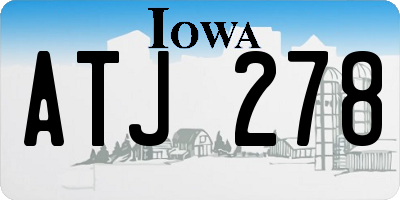 IA license plate ATJ278
