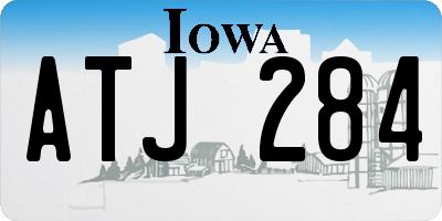 IA license plate ATJ284