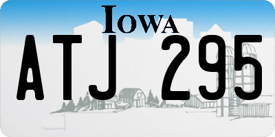 IA license plate ATJ295