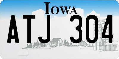 IA license plate ATJ304