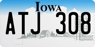 IA license plate ATJ308