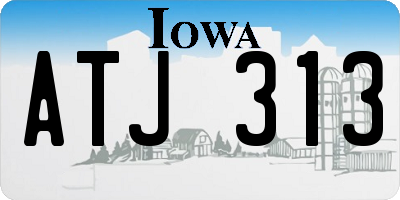 IA license plate ATJ313