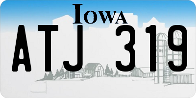 IA license plate ATJ319