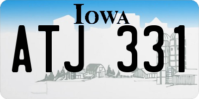 IA license plate ATJ331