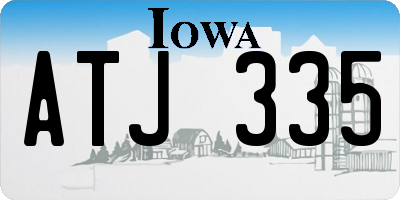 IA license plate ATJ335
