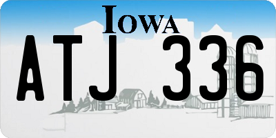 IA license plate ATJ336