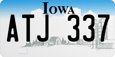 IA license plate ATJ337