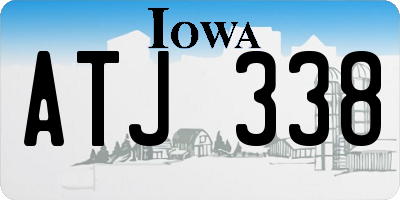 IA license plate ATJ338